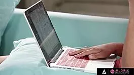 Steamy lesbian fuck with Darcie Dolce and Gina Valentina during wild massage