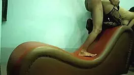 myanmar sexy cheating wife enjoys hardcore doggystyle on the sofa.