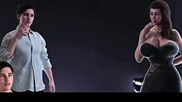 Craving Stepmom’s Mouth On Stepson’s Big Cock In 3D Hentai Animation.