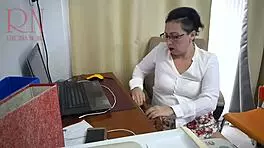 secretary caught on security cam 1 getting dildo fucked in office
