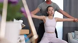 Bloom lambie rides and gets banged on fitball trailer