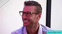 busty skinny blonde, wanna feel my nuru gel slide all over you? i’m rubbing naked on ryan mclane, emma rosie style!