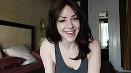 Hey, panty stealer, wanna suck on these tight natural tits now?