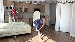 SugarNadya tries on new party outfit, flaunting petite tits and heels