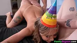 surprise birthday party with family and friends