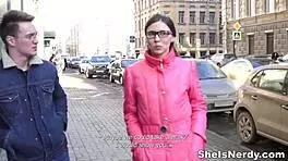 nerdy teen ananta shakti gets fucked hard 😏