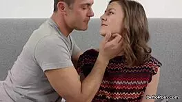 Man, this kissable kitten just lost her virginity opening up