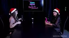 Nathi Zannin and Raphaela Savanah's Intense Interracial Group Teasing with Natural Tits - Part 2