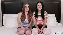 excogi - two pretty girls turn into cock craving sluts in steamy threesome