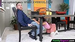 FamilyOrgasm - Stepdad frees stepdaughter's chastity for wild fun