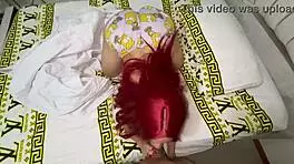 Innocent stepdaughter convinced by perverted stepfather to offer her big ass in homemade scene