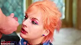 Hot nurse in uniform teases and sucks off every patient in hospital for cum-covered facials.