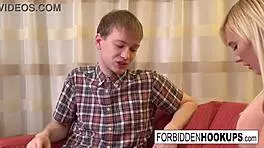 Hey, Wanna See Big Boobed Babe Ride Step-Brother’s Fat Cock?