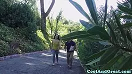 Petite brunette housewife gets doggystyle assfucking in full movie storyline