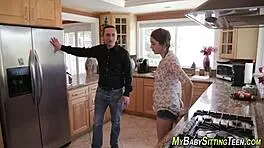 i can’t believe how this smalltits babysitter handles my big cock with hardcore sucking skills