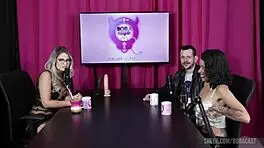 Compilados da Espuleta e Himeros Mansion no Bora Cast com Bruna Carlos - Parte 2 on Sheer Red