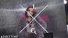 Tiny 18+ Lola Fae squirts hard on big black cock during Adult Time.