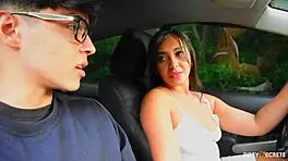 Leyla fucks her driving instructor and records every hot moment 😜