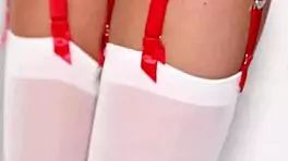 Little Red Riding Hood Leanna Decker Strips Huge Natural Boobs