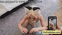 asian cutie sucks monster white dick and gets caught on video!