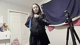 Step Daughter Roleplay With Glasses And Narrow Ass In Homemade Scene