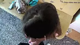 I seduced that czech nympho in the hypermarket and banged her in pov, clothes ripped off