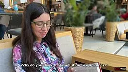 Library girl is a nympho loving cum on glasses 😏