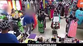 hot tiny blonde teen shoplifter agrees to sex with mall cop for no charges abby adams tommy gunn