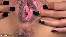 Gia Vendetti gets her clothes ripped while fingering her dripping wet pussy with toys.