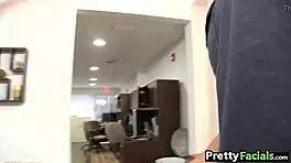 Double Facial for Teen 18+ Blonde and Latina Ranie Mae