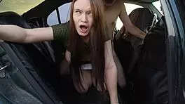 Met cute 18 yo girl in woods and banged her in car