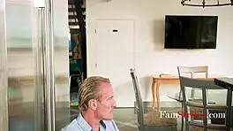 Chloe Rose Seduces Her Father-In-Law During Family Vacation, Losing Innocence To Intense Fucking