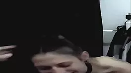 the teen student gets hard fucked, slapped, and spat on in a quickie