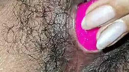 hey, that curvy desi bhabhi with big tits is inserting a monster dildo in her juicy beaver 😏