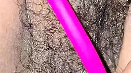 hey, that curvy desi bhabhi with big tits is inserting a monster dildo in her juicy beaver 😏