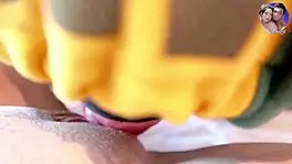 omg, evil housewife screamed as her pussy got licked loud!