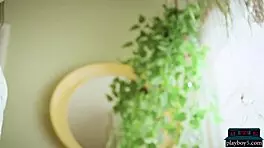 Jane Wilde Strips Naked, Showing Her Big Ass and Hairy Pussy Intensely