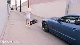 i tricked elsa jean into fucking my big black cock