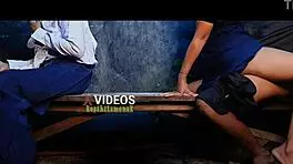 After school, joining my brother and his girlfriend for a wild homemade threesome