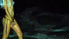 i'm slut majick, topless dancin in the cemetary with panties and thong