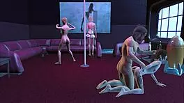 Fallout 4 Club Fusion Party with Wild Dancing Teens