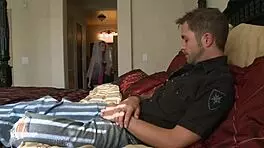 nicole ray explodes on her husband's cock right after wedding