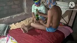 Hot Indian Desi Step Brother-In-Law Assfucks Skinny Brunette Sister-In-Law In Bed