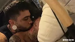 Did you tease and fuck your tattooed Brazilian teen neighbor for a facial?