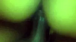 Teen slut rides big black cock for huge creampie