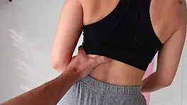 my yoga teacher revealed a wild trick and drilled me hard! 😜