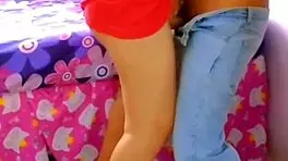 Hidden camera spies neighbor's delicious assfuck