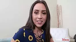 My hot milf step mom interacts with my cock- lilly hall