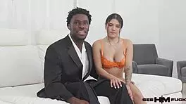 वाह! 6-फुट-4 डैमसन जेनकिंस को टिनी ऐलिस थंडर वर्शिप करती है!