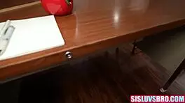 teacher busts me and step sister banging in class